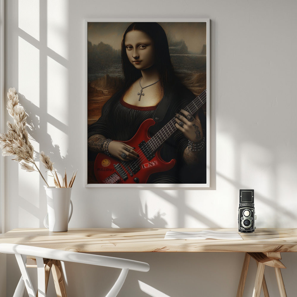 Impression sur toile de l'œuvre d'art murale Lisa Revamped