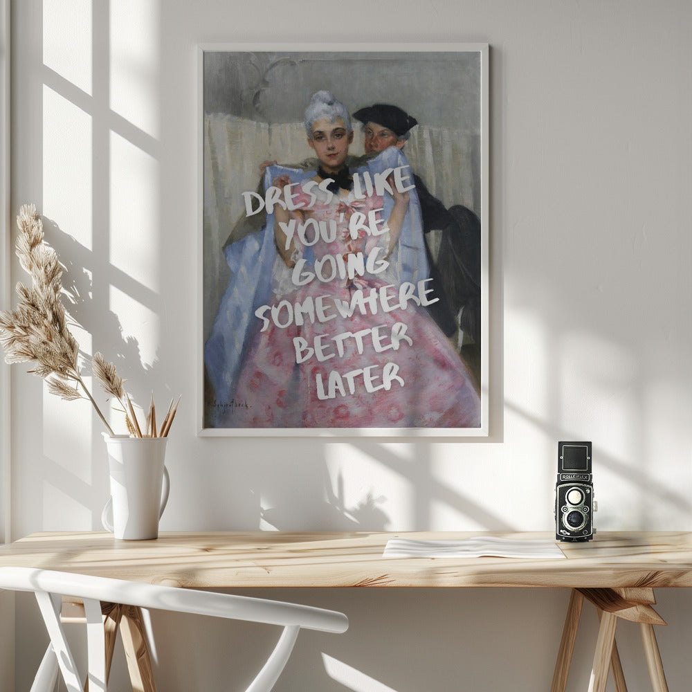 Art mural : habillez-vous pour réussir.