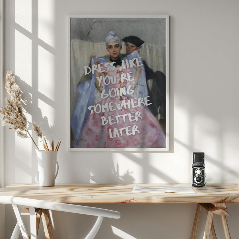 Art mural : habillez-vous pour réussir.