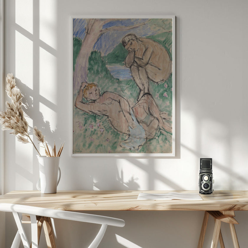 Wall art Baigneuses