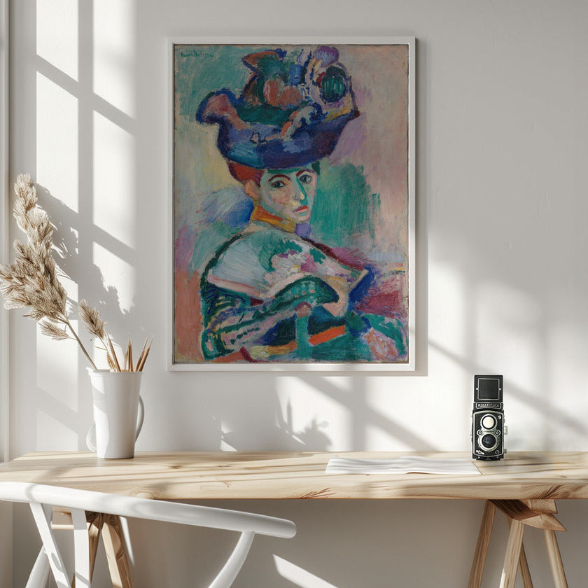 Wall art Woman With Hat