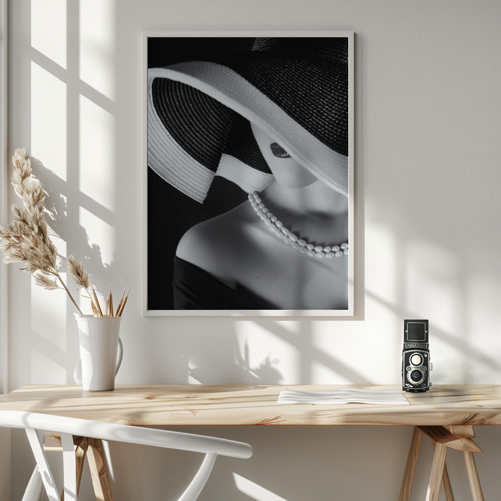 Art mural : Élégance dans l'ombre