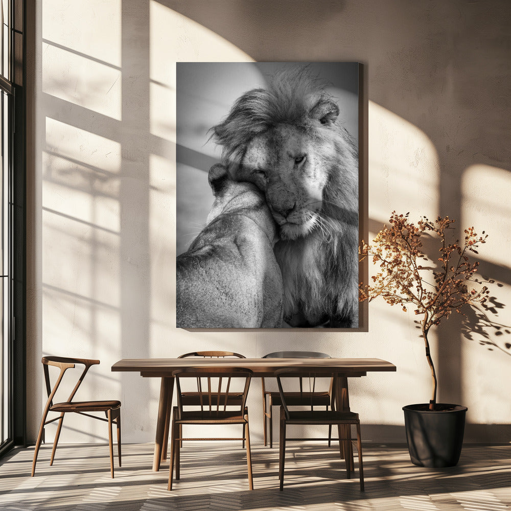 Impression sur toile : Wall art African Love !