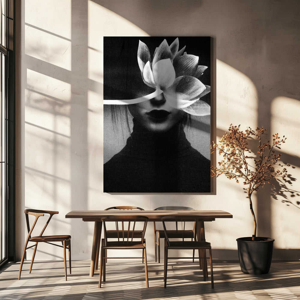Douleur comme une fleur en éclosion