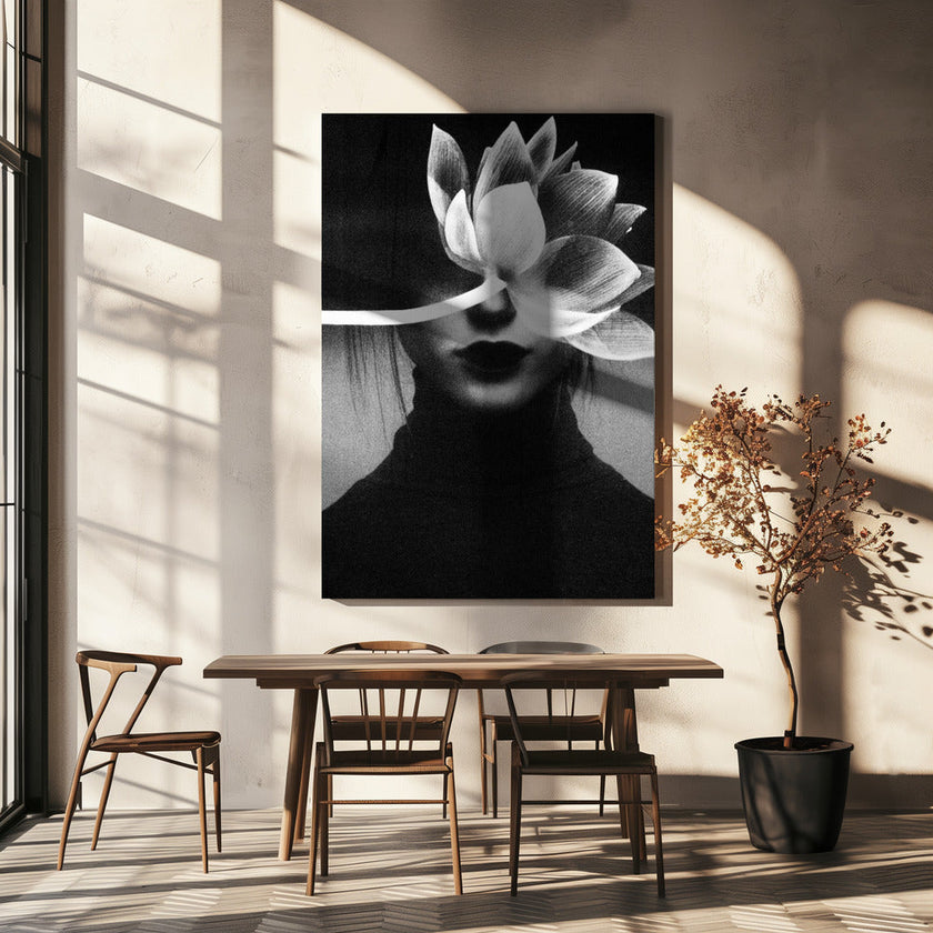 Douleur comme une fleur en éclosion