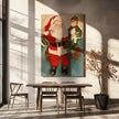 Décoration murale Demandez au Père Noël