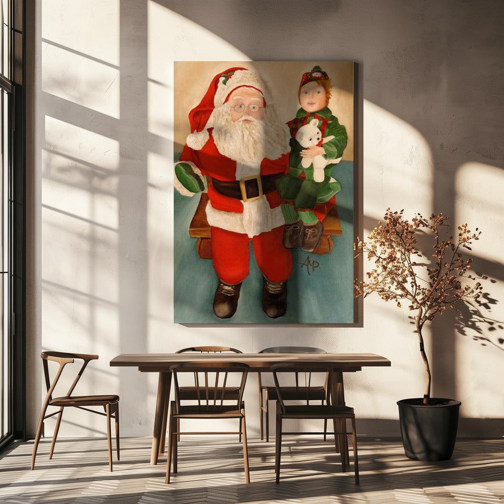 Décoration murale Demandez au Père Noël