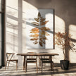 Wall art Oak Leaf Print (gold)