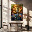 Art mural Lion art animal #lion