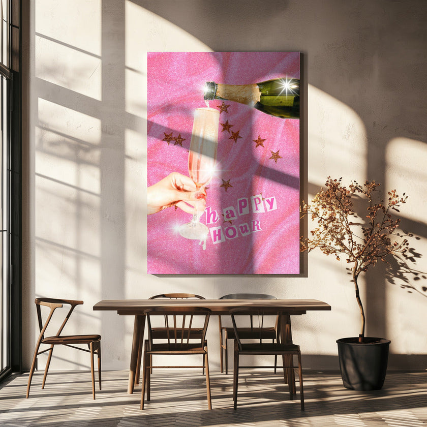 Wall art Bubbly Celebration (Wall art célébration pétillante)