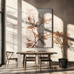 Décoration murale Fleurs Beige 1