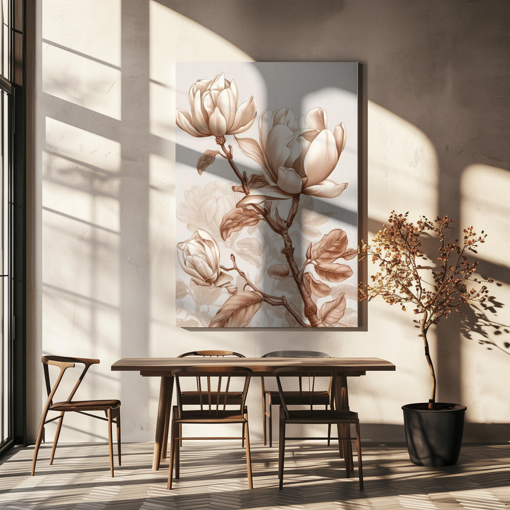 Fleurs Beige 3
