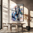 Cheval à l'aquarelle (1)