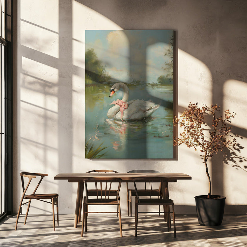 Vintage Swan Coquette