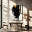 Wall art Black Figure On Neutral Background 2