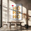 Impression sur toile d'art mural avec typographie 