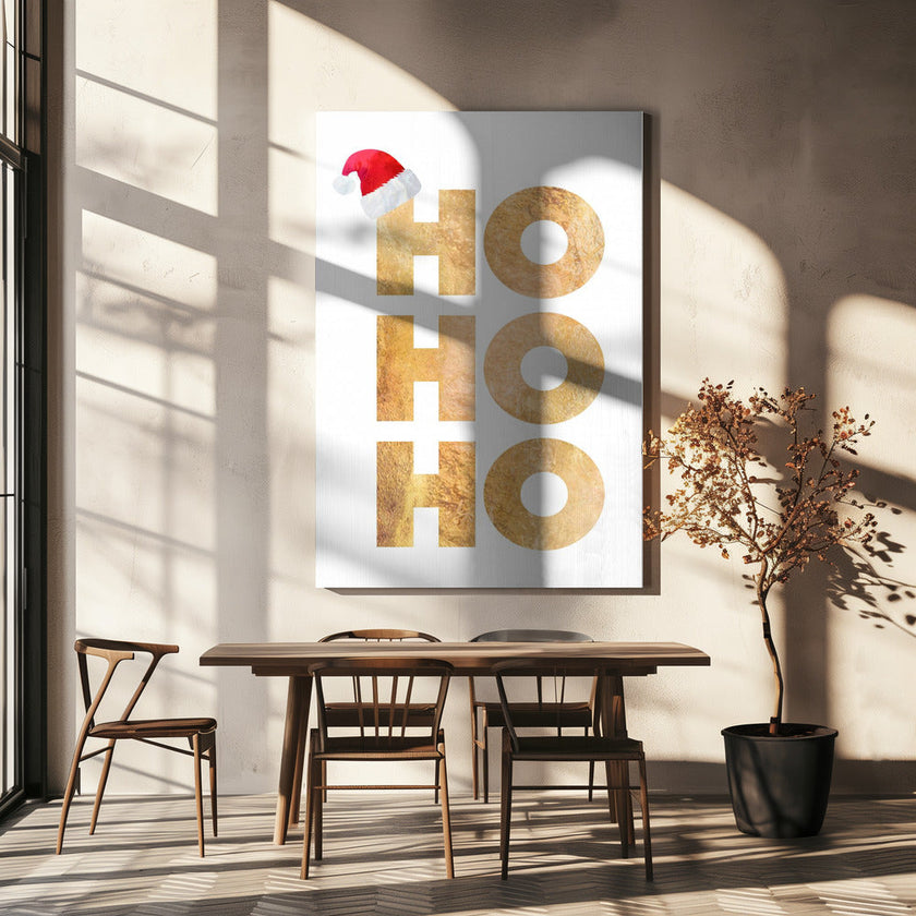 Impression sur toile d'art mural avec typographie 