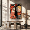 Wall art Vintage Style Mag Women Knittwear Canvas Print