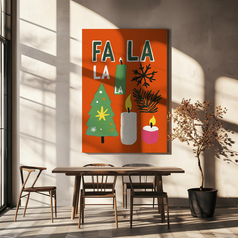 Toile décorative Fa la la