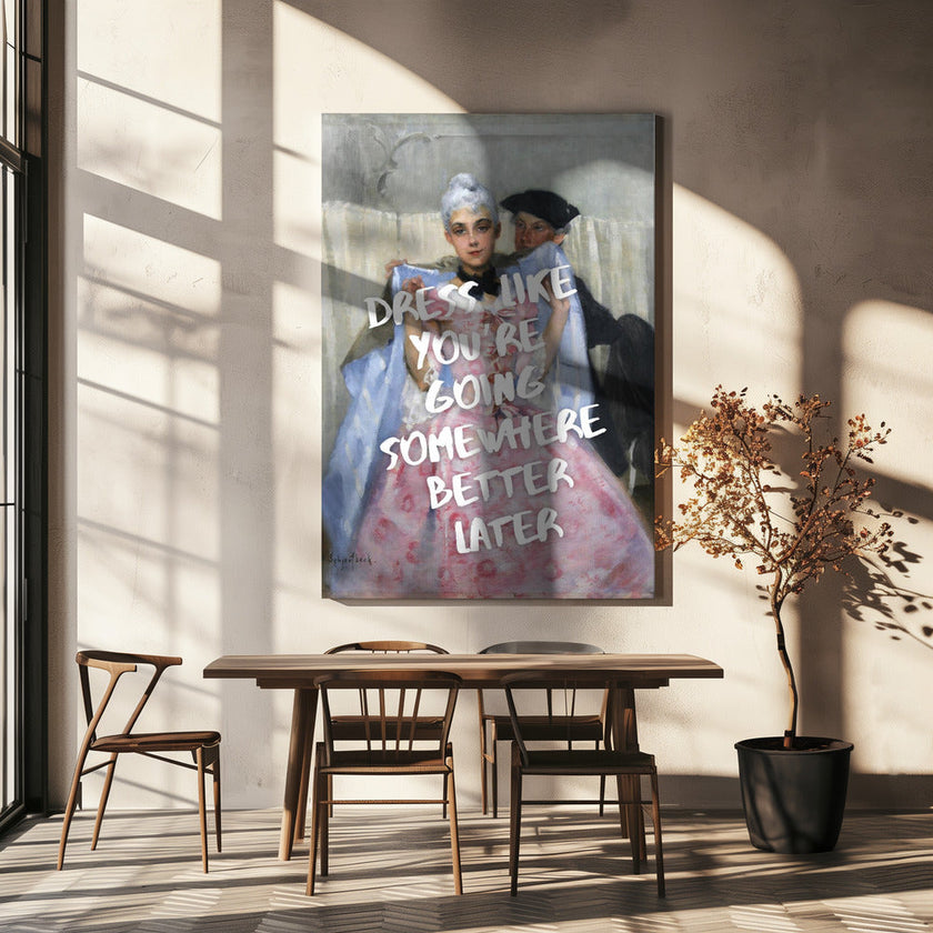 Art mural : habillez-vous pour réussir.
