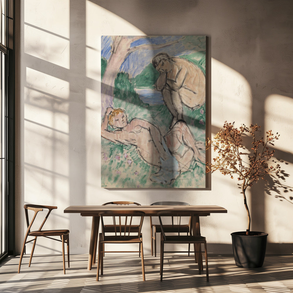 Wall art Baigneuses