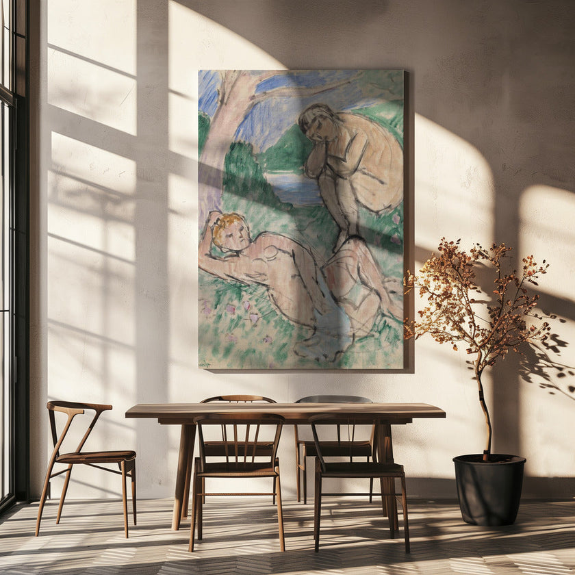Wall art Baigneuses