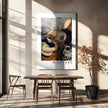 Wall art Lorette Con Una Tazza Di Caffe 1916 Boarder