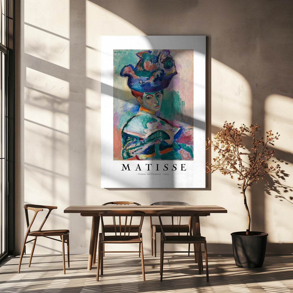 Wall art Femme au chapeau 1905