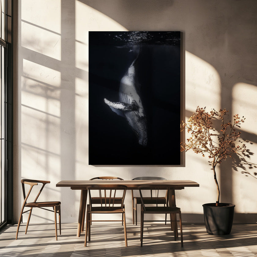Wall Art - Baleine noire