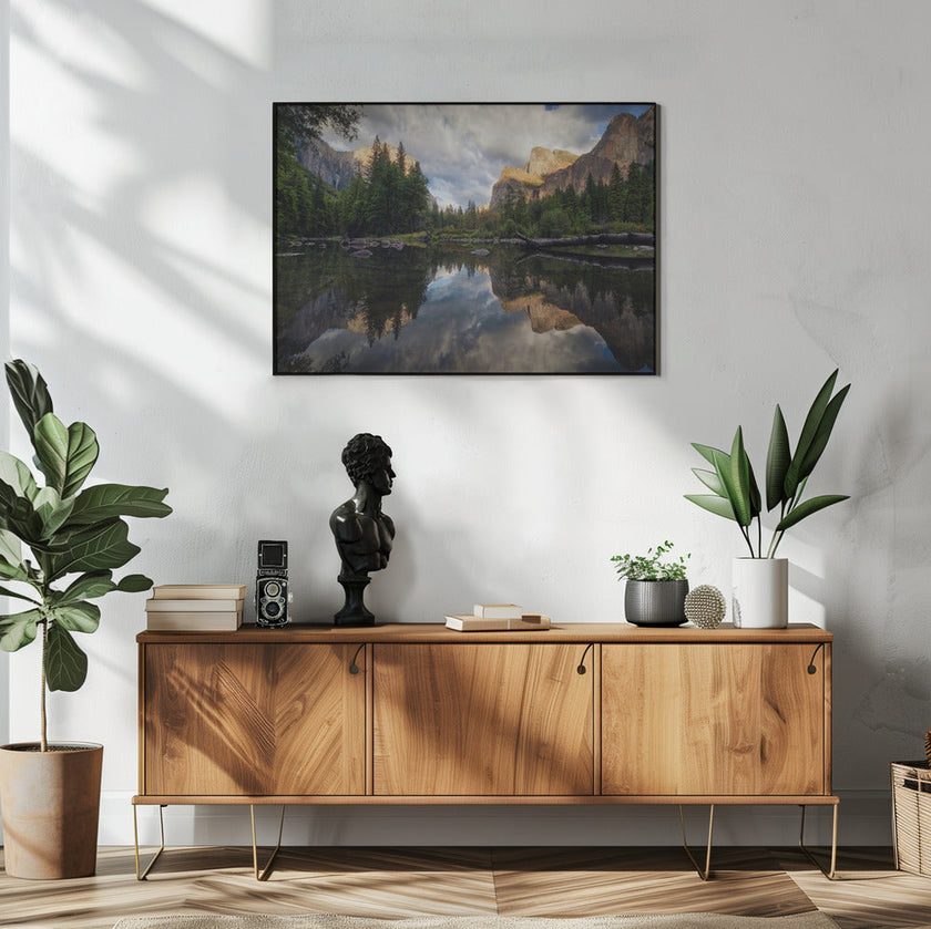 Wall art Time. Paysage