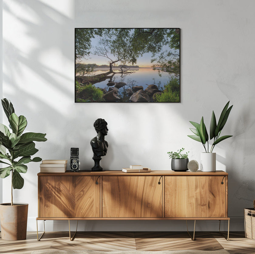 Wall art Lake view