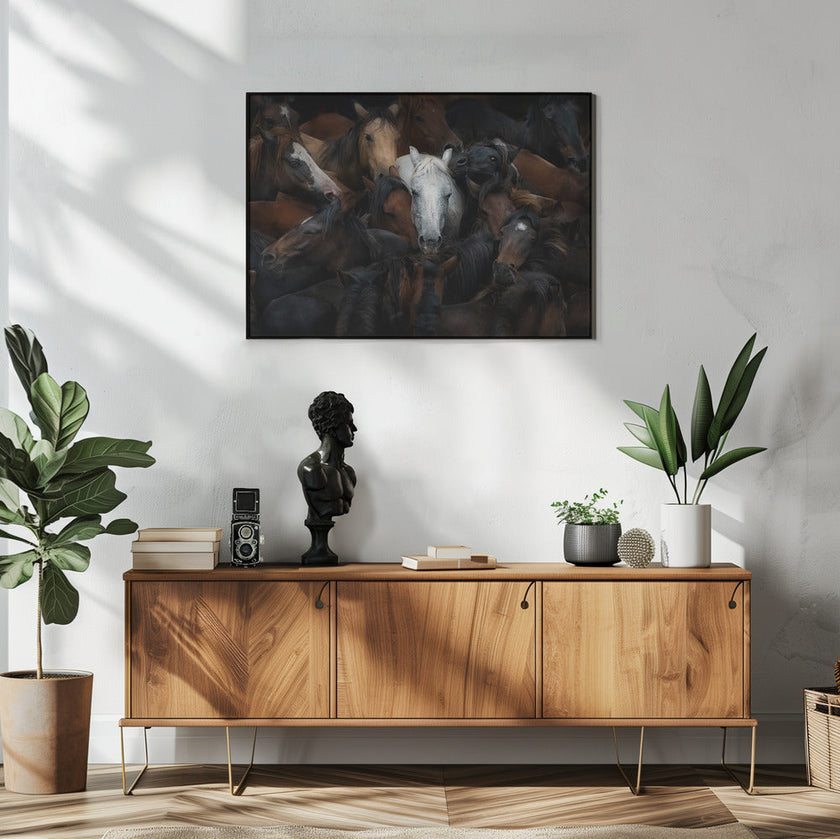 Wall art: The White Horse