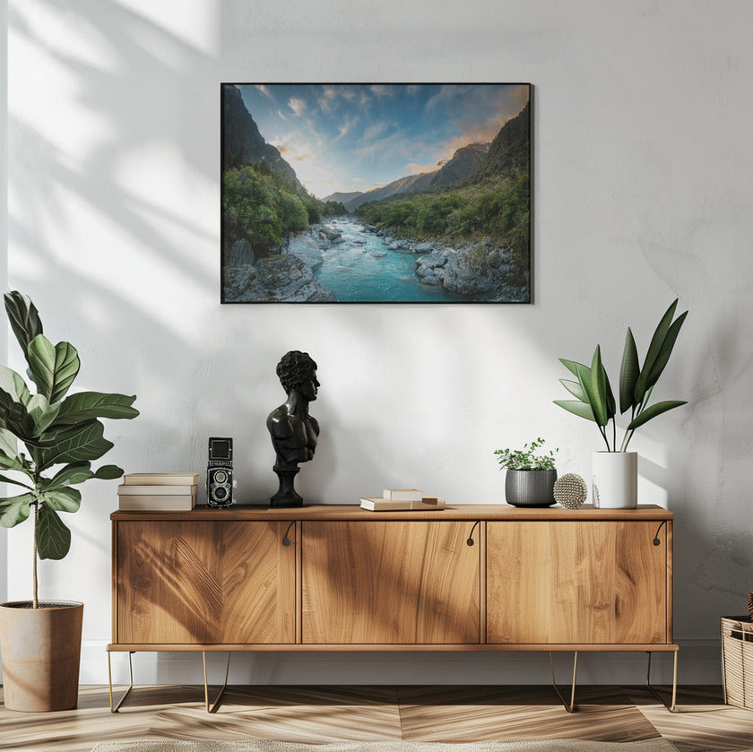 Wall art copland river