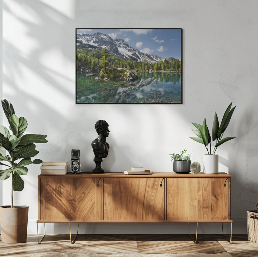 Art mural Lac Green Mountain