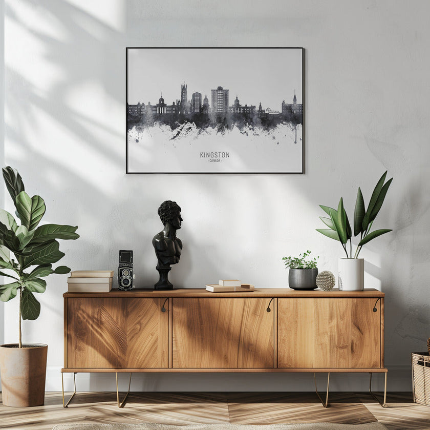Wall art Kingston Canada Skyline