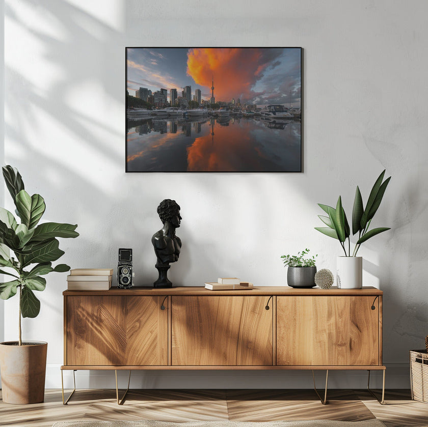 Impression sur toile d'œuvre d'art murale 