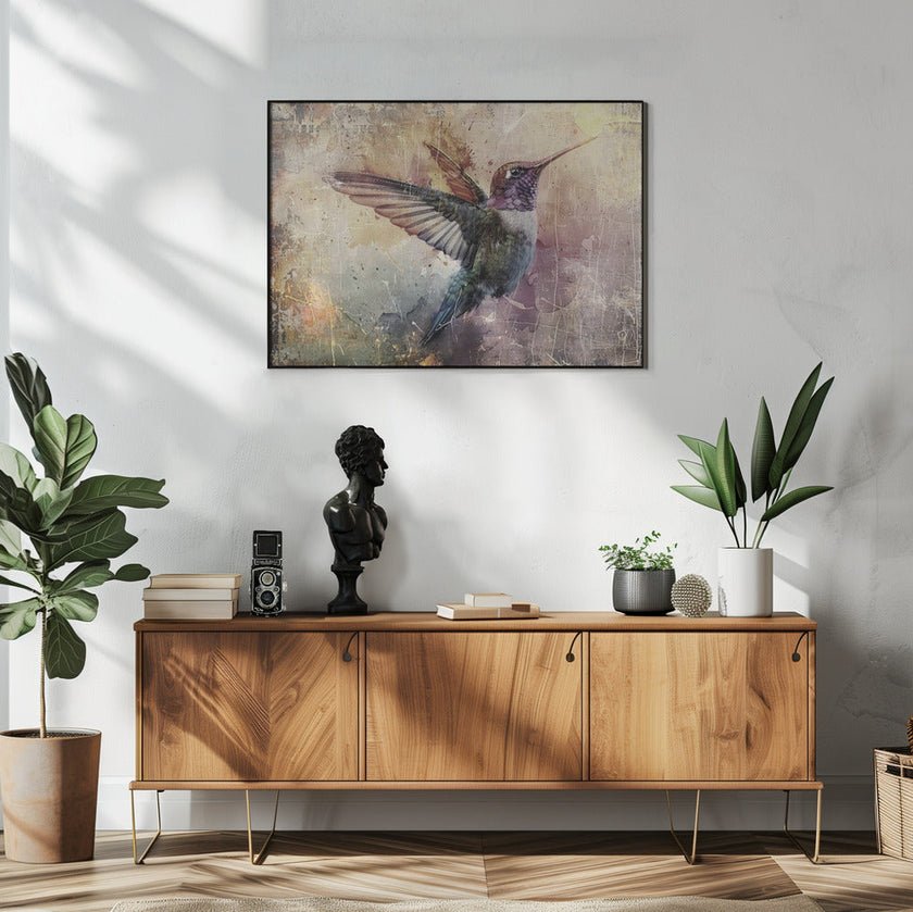 Illustration murale Oiseaux Animaux Art Vintage Wallart 11