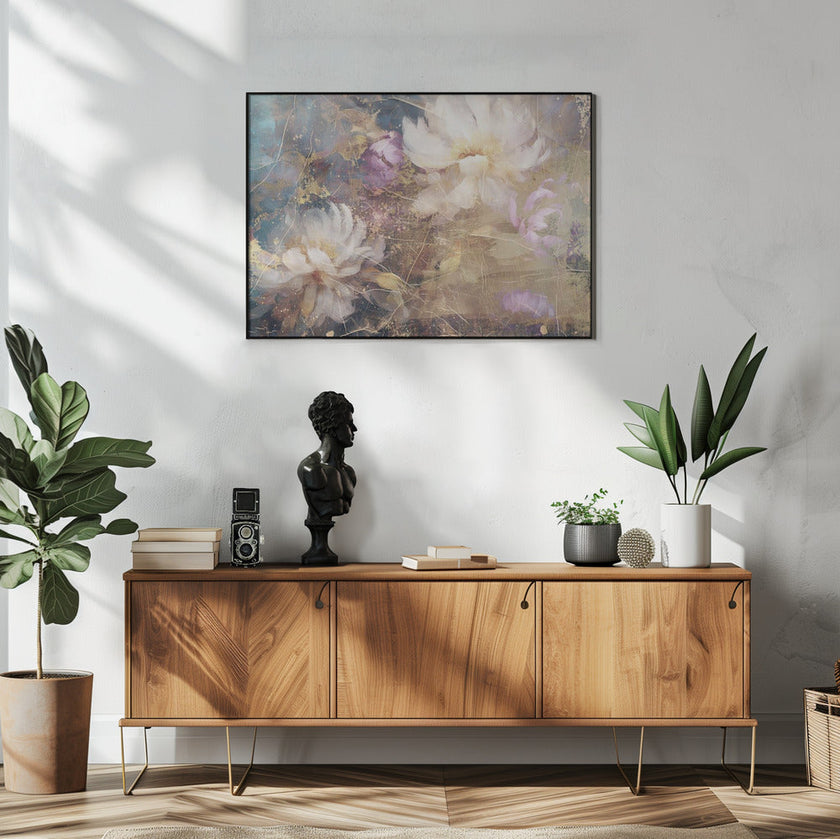Illustration murale Fleur Art floral Illustration murale 002