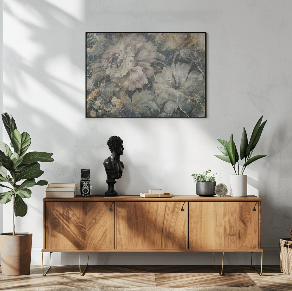 Illustration murale Fleur Art floral Illustration murale 011