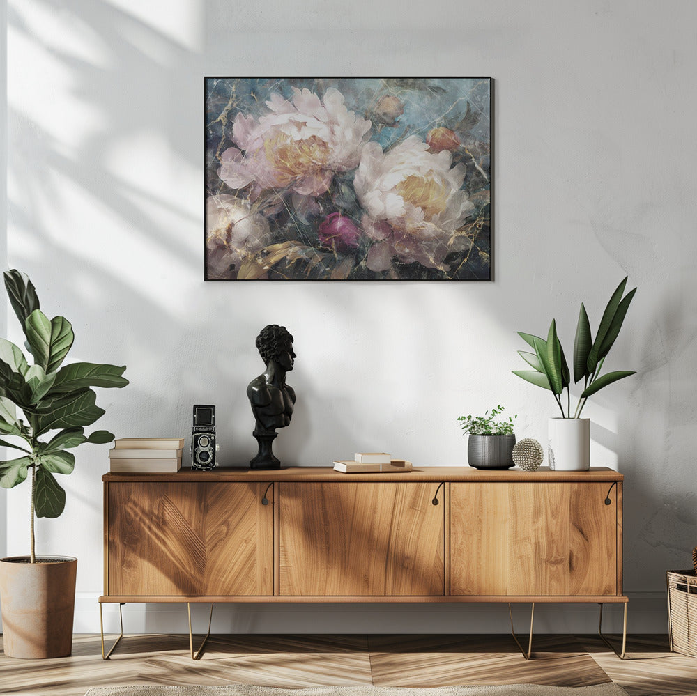 Illustration murale Fleur Art floral Illustration murale 015