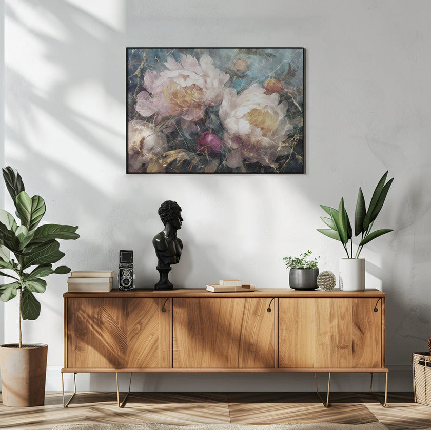 Illustration murale Fleur Art floral Illustration murale 015