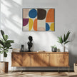 Wall art Bauhaus aux couleurs vives