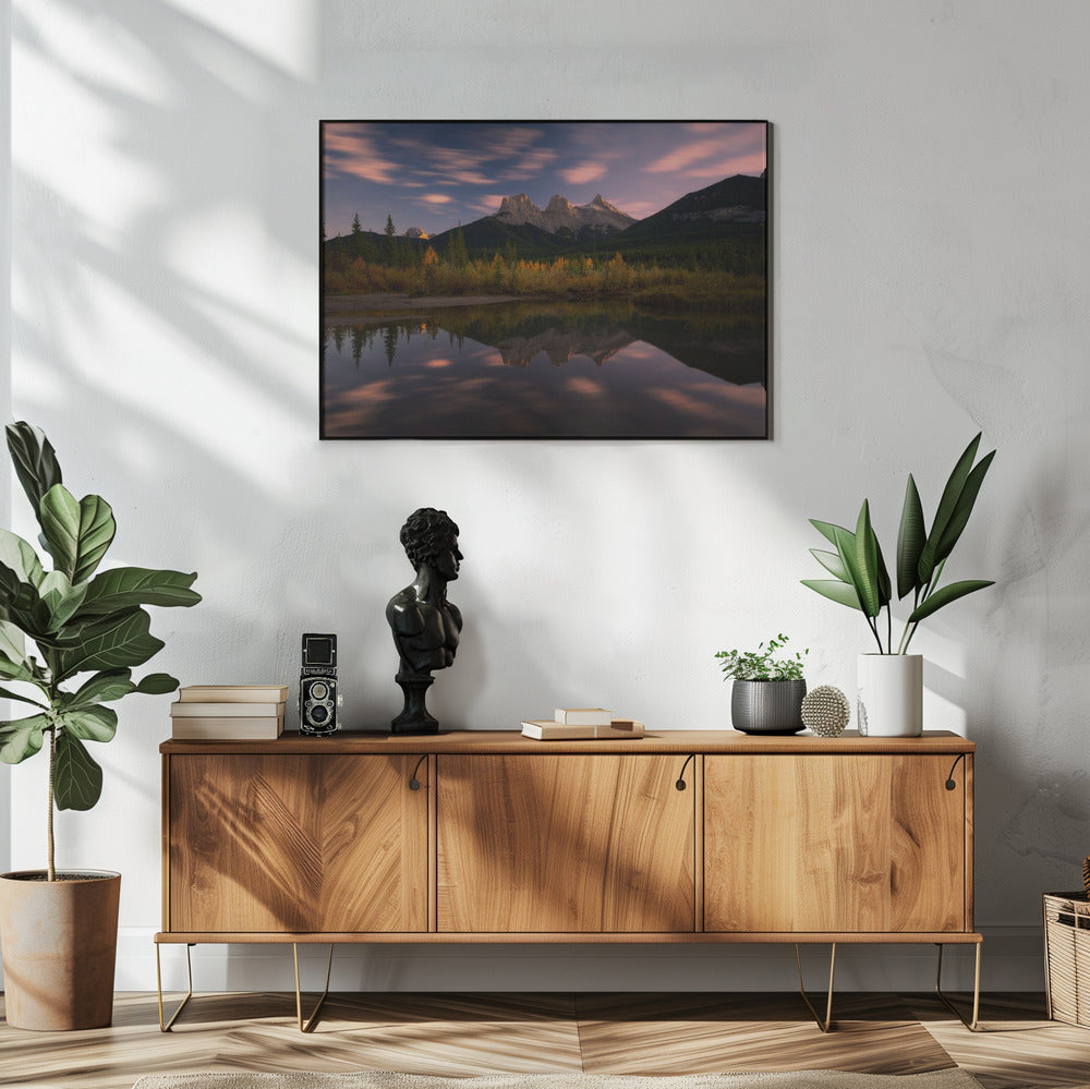 Décoration murale : Trois sœurs et un petit frère