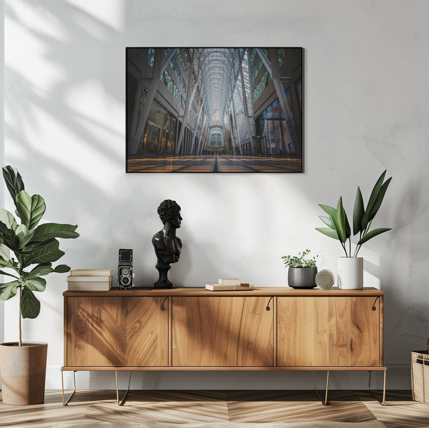 Wall art Brookfield Place, a poetic hymn of light & symmetry