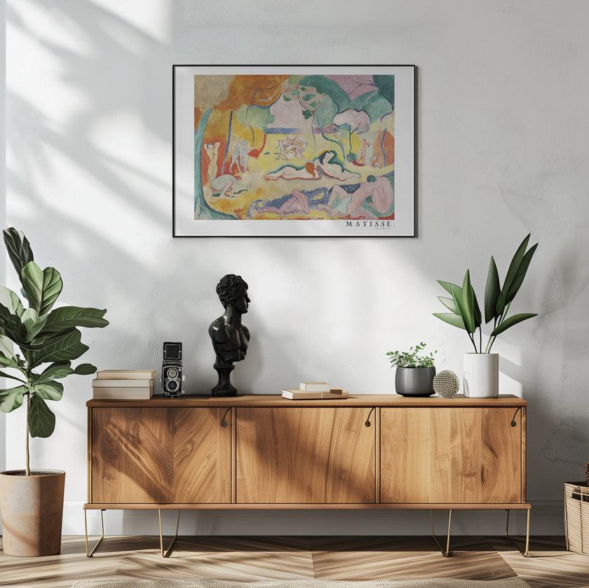 Wall art La Joie De Vivre, With Boarder