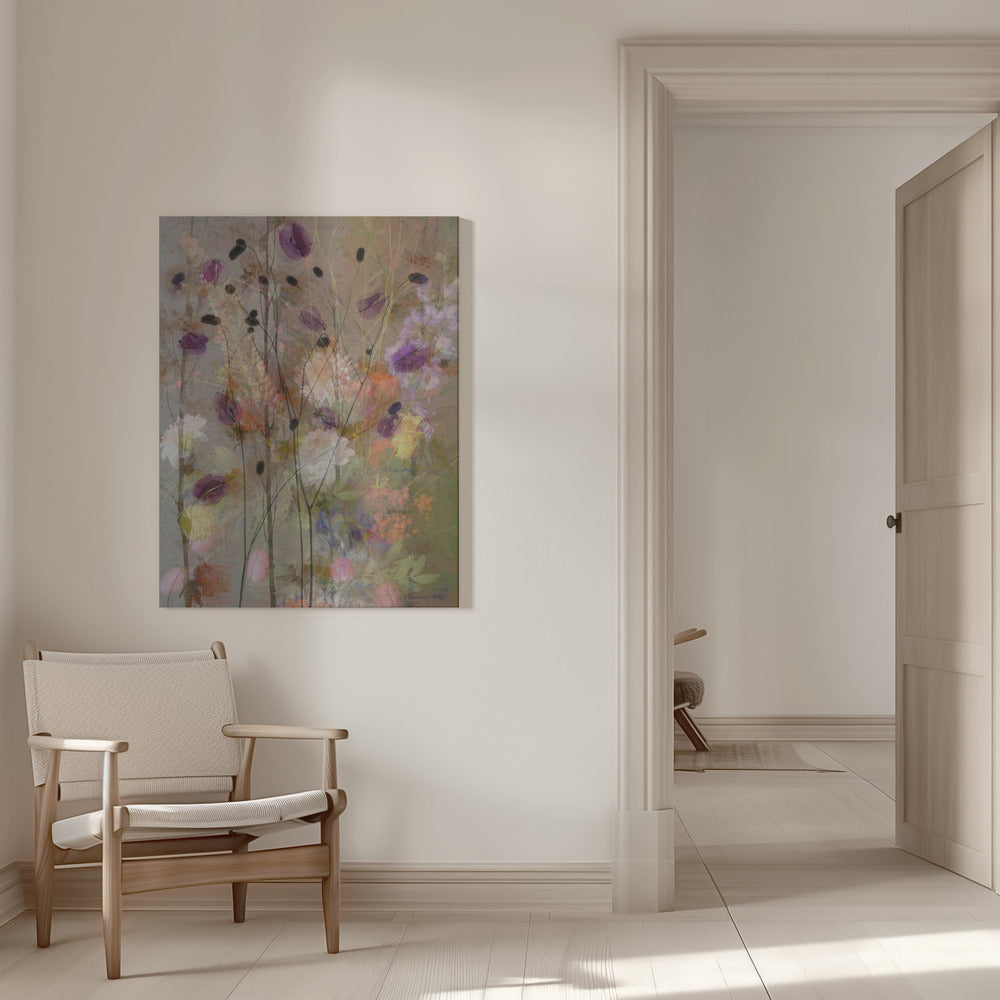 Art mural Fleurs picturales
