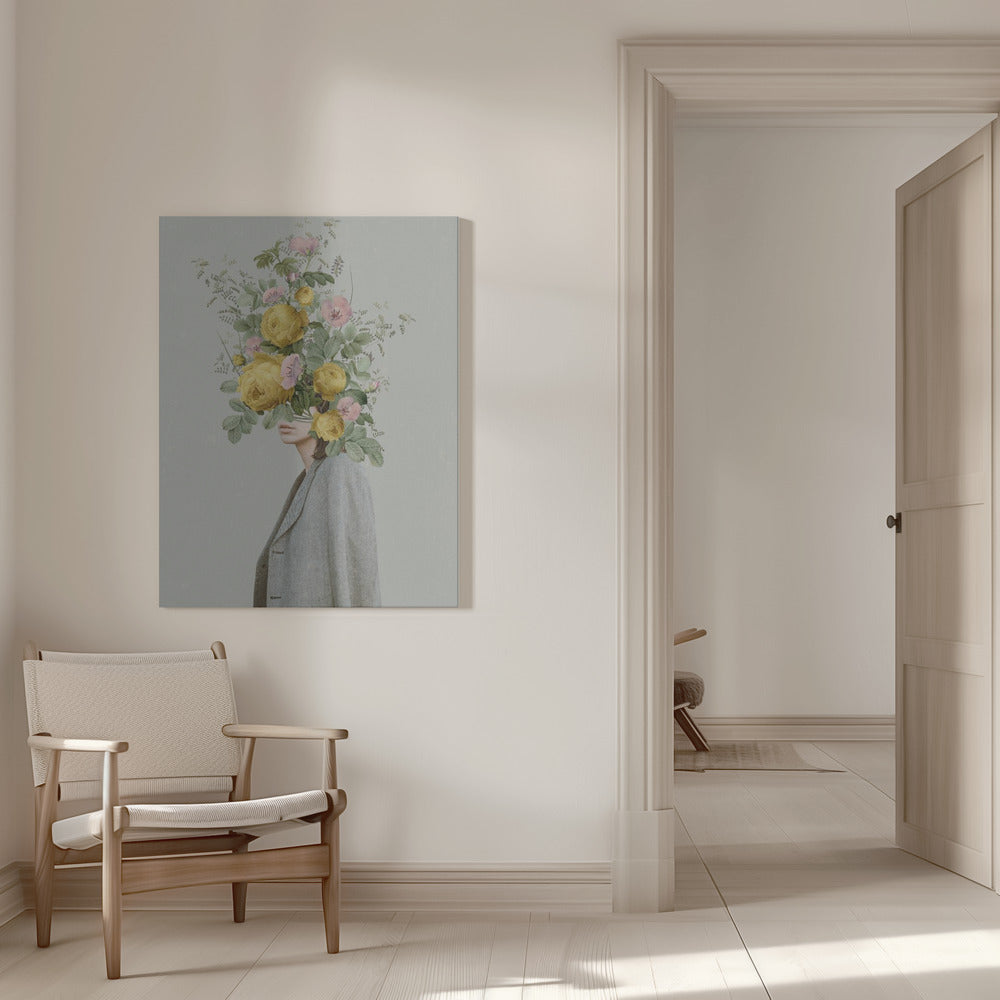 Décoration murale : Bouquet jaune