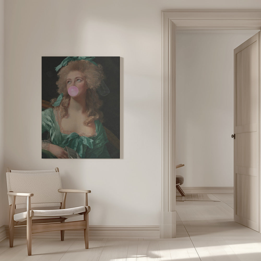 Wall art Madame Bubble-Gum