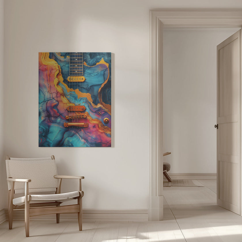 Music Guitar 3 Canvas Print