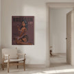 Wall art Babes of Bourbon Cant Touch This. Sexy Retro Pin Up Girl Whiskey Art
